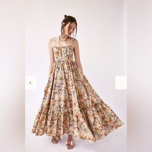 Selkie X FP The Staycation Dress - Blonde Floral - Small